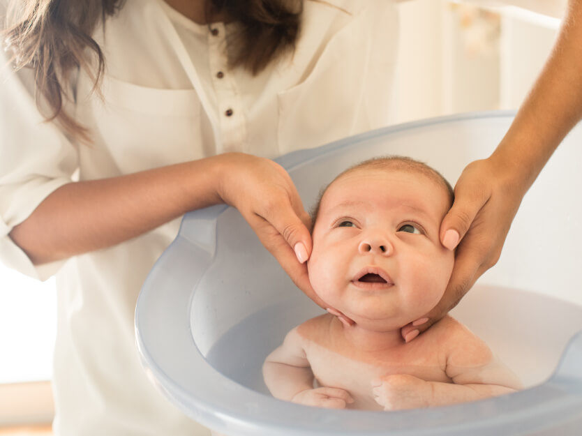 Sabes bañar a un bebé correctamente? |